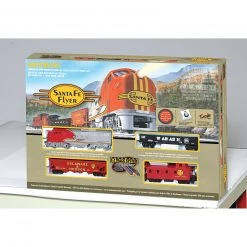 Bachmann Industries HO Santa Fe Flyer Train Set, SF -Bachmann Sales Shop BAC00647 A0 ZGOB6MY9
