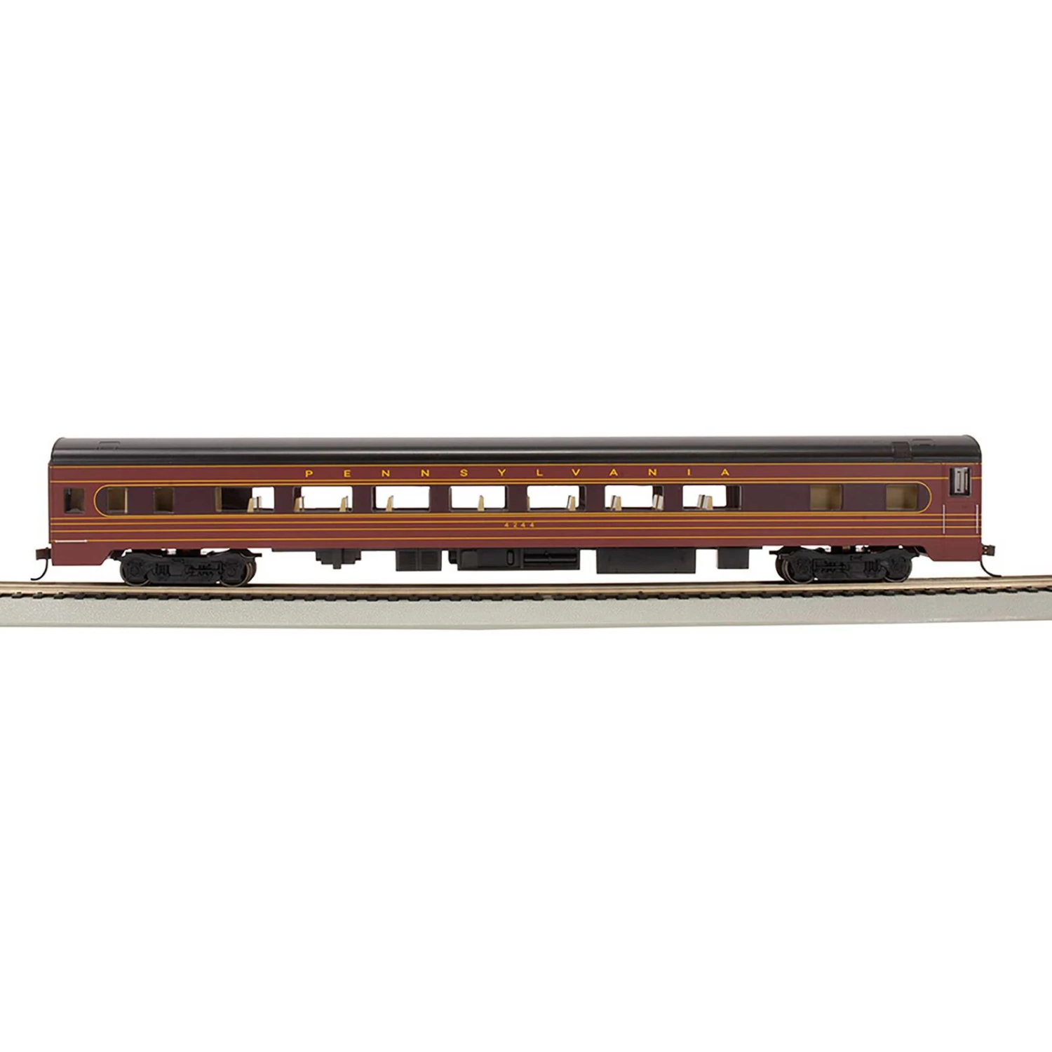 Bachmann Industries HO 85' SS Coach with Light, PRR #4244-Fleet Modernism 5 Bachmann Industries HO 85' SS Coach with Light, PRR #4244-Fleet Modernism - Image 3