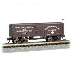 Bachmann Industries N Scale Old Time Box Car Rome Watertown Ogdensburg