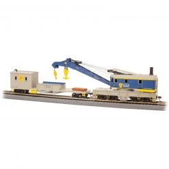 Bachmann Industries HO 250T Steam Crane & Boom Tender, Delaware & Hudson