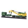 Bachmann Industries HO 250-Ton Steam Crane with Boom Tender, RDG