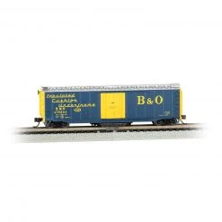 Bachmann Industries N 50' Plug Box B&O, Blue & Yellow