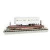 Bachmann Industries N 52'6" Flatcar w Piggyback Trailer WM WM