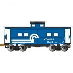 Bachmann Industries HO NE Steel Caboose CR Blue #18619