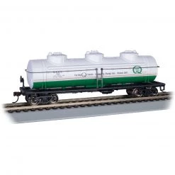 Bachmann Industries HO 40' Three Dome Tank Car, Quaker State #721