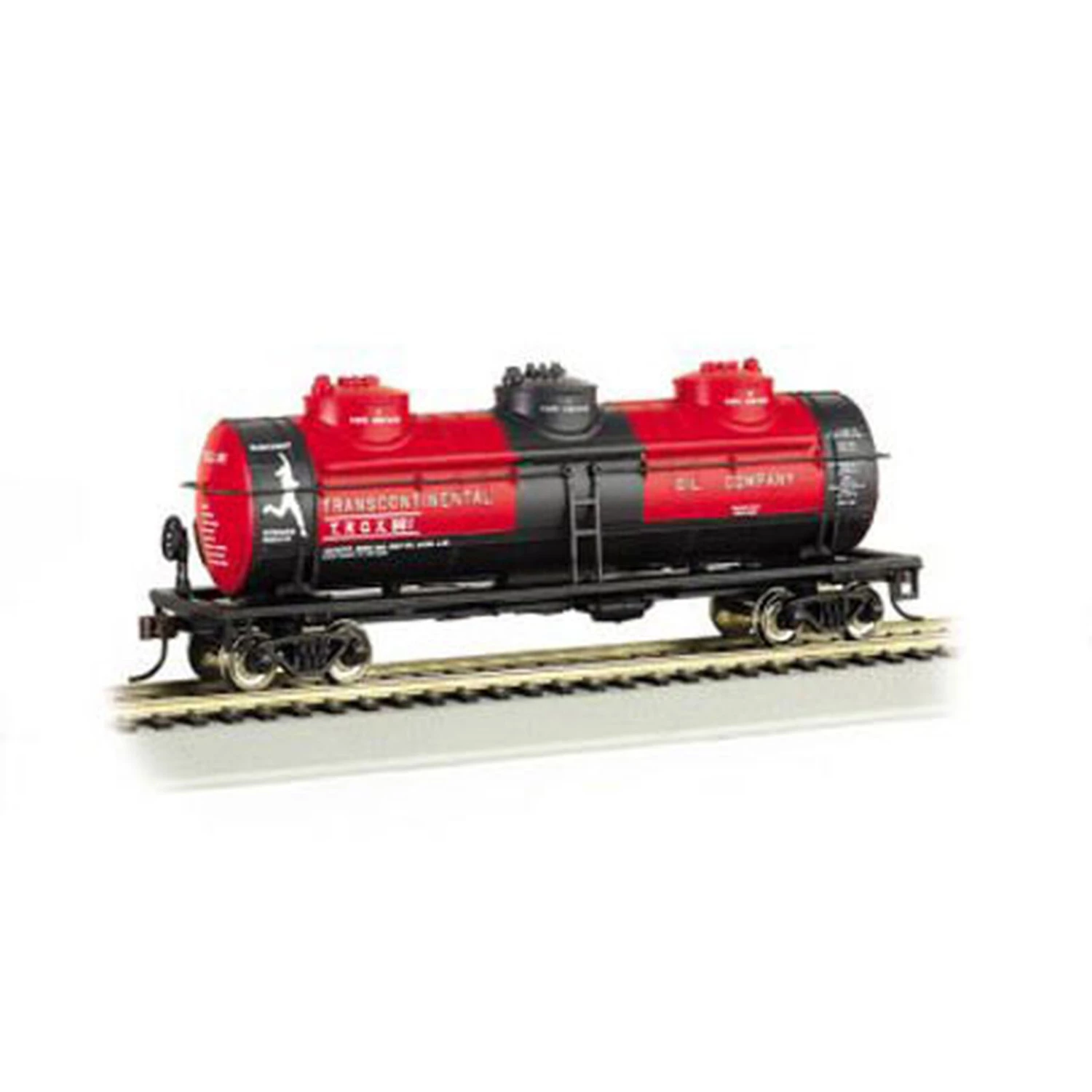 Bachmann Industries HO 40' 3-Dome Tank, Trans Oil Company 3 Bachmann Industries HO 40' 3-Dome Tank, Trans Oil Company