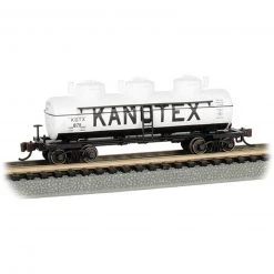 Bachmann Industries N SCALE 3 Dome Tank Car Kanotex #879
