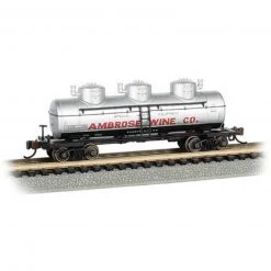 Bachmann Industries N SCALE 3 Dome Tank Car Ambrose Wine Co. #7501