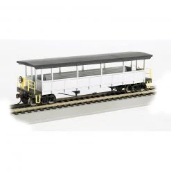 Bachmann Industries HO Open Excursion Car, Silver & Black