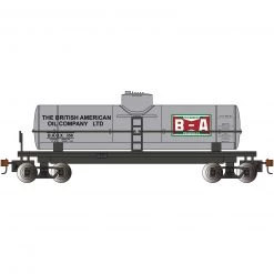 Bachmann Industries HO 40' 1-Dome Tank British American Oil Silver