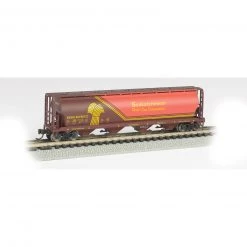 Bachmann Industries N 4-Bay Cylindrical Hopper SKNX Wheat Hearald