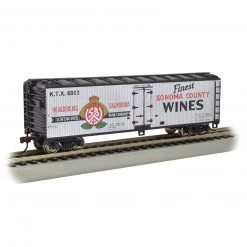 Bachmann Industries HO 40' Wood Reefer Sonoma County Wines
