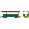 Bachmann Industries On30 Spectrum Excursion Car Green Red Roof