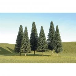 Bachmann Industries Scenescapes Pine Trees, 5-6" (6)