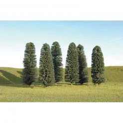 Bachmann Industries Scenescapes Cedar Trees, 5-6" (6)