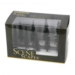 Bachmann Industries Scenescapes Conifer Trees, 3-4" (9)