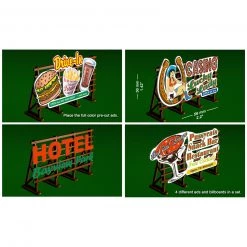 Bachmann Industries HO KIT Laser Cut Outdoor Billboard (4)