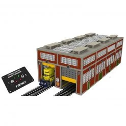 Bachmann Industries O Dual-Stall Modern Engine House with Motorized Doors