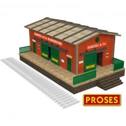 Bachmann Industries HO SCALE WAREHOUSE with MOTORIZED WORKING DOORS