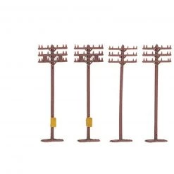 Bachmann Industries N Telephone Poles (12)