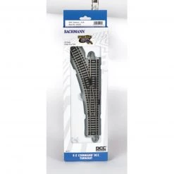 Bachmann Industries HO NS EZ Command Left-Hand Turnout with DCC