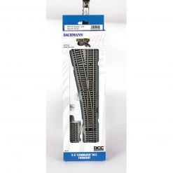 Bachmann Industries HO NS EZ Command #5 Left-Hand Turnout with DCC