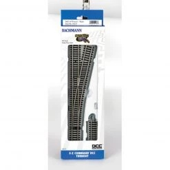 Bachmann Industries HO NS EZ Command #5 Right-Hand Turnout with DCC