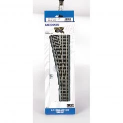 Bachmann Industries HO NS EZ Command #4 Left-Hand Turnout with DCC