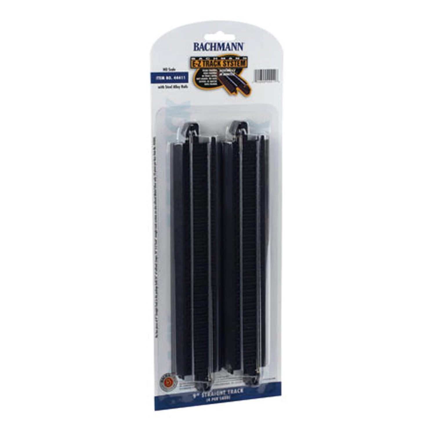 Bachmann Industries HO Steel EZ 9" Straight (4) 3 Bachmann Industries HO Steel EZ 9" Straight (4)