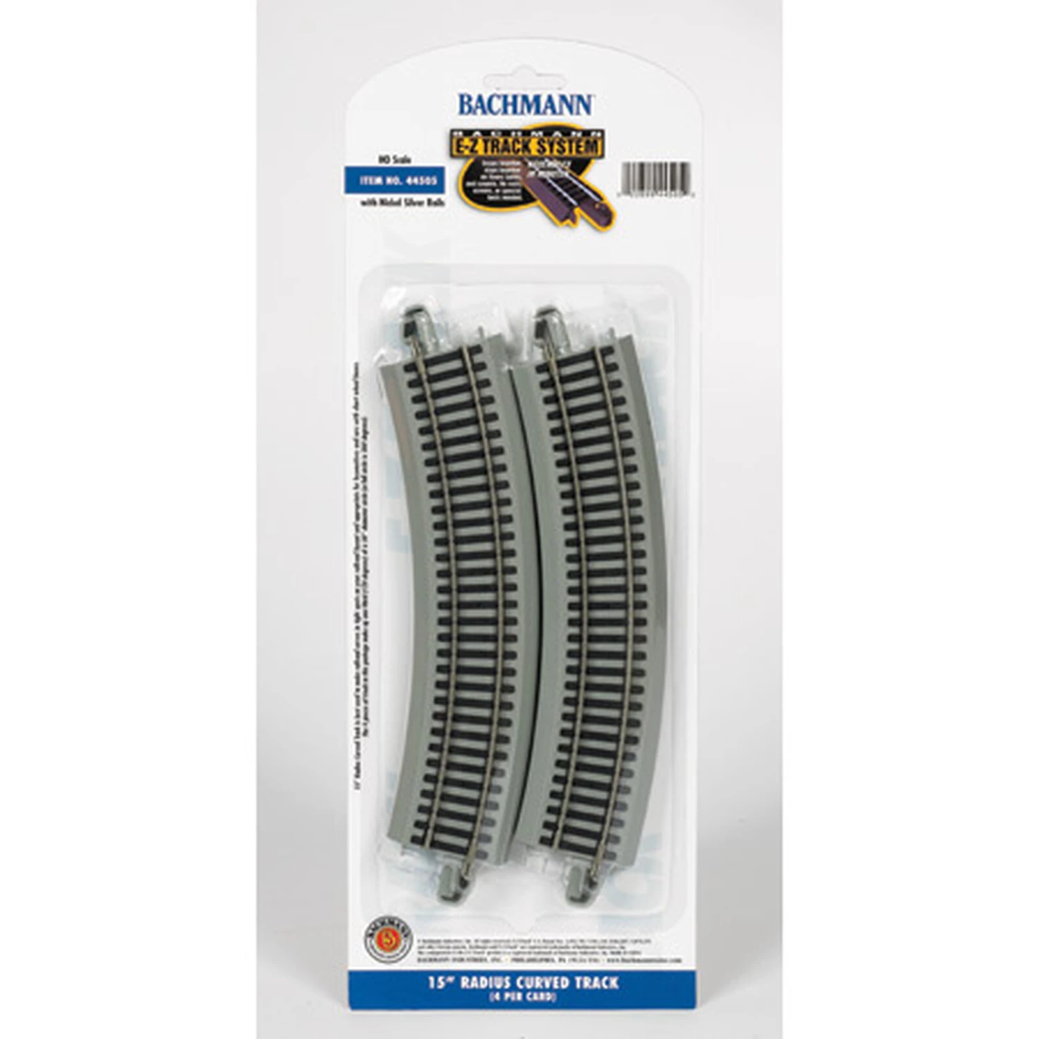 Bachmann Industries HO NS EZ 15" Radius Curve (4) 3 Bachmann Industries HO NS EZ 15" Radius Curve (4)