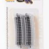 Bachmann Industries N NS EZ Half-Section 12.5" Radius Curve (6) -Bachmann Sales Shop BAC44822 A0 38O08U1G