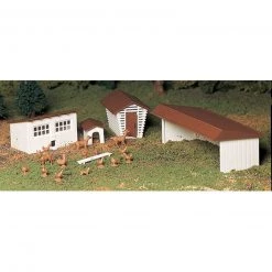 Bachmann Industries O Snap KIT Farm Out Buildings