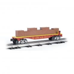 Bachmann Industries O Williams Flatcar w Crates Ringling Bros