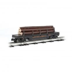 Bachmann Industries O-27 Williams Operating Log Dump Car, West Side