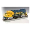 Bachmann Industries HO GP40 with DCC, SF/Blue/Yellow #3508