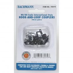 Bachmann Industries HO Thomas Hook & Loop Coupler (3pr)