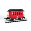 Bachmann Industries G Li'l Big Haulers Coach Car, Short Line/Red