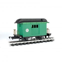 Bachmann Industries G Li'l Big Haulers Baggage Car, Short Line/Green