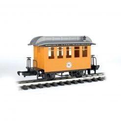 Bachmann Industries G Li'l Big Haulers Coach Car, Short Line/Yellow